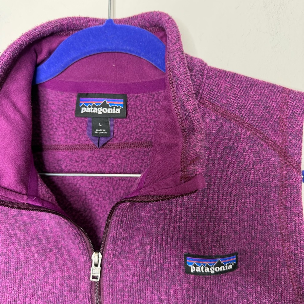 Patagonia fleece Vest Jacket purple - Picture 3 of 4